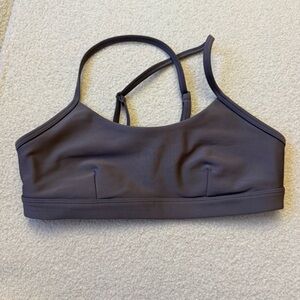Purple Gray Alo Airlift Intrigue Bra